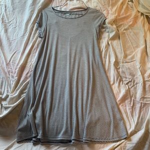 Black and white striped dress, size M